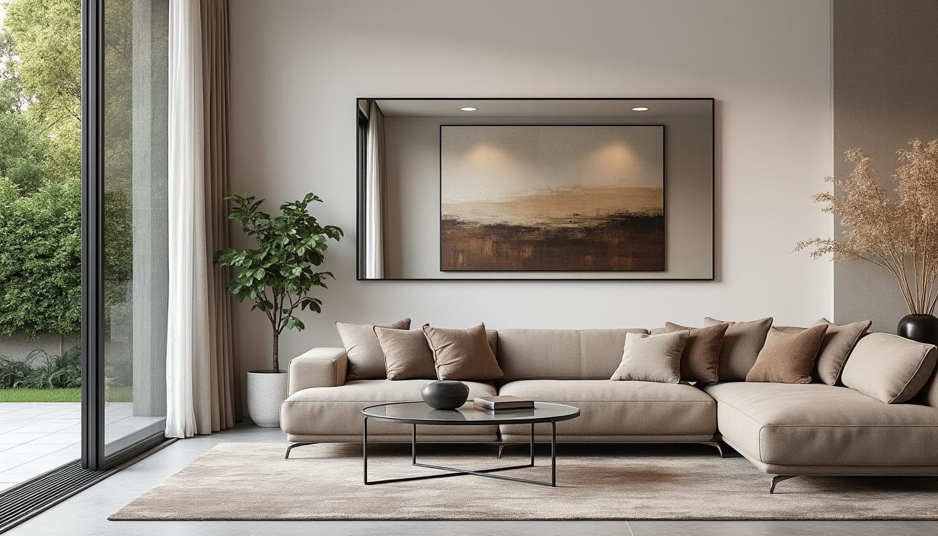 découvrez comment utiliser les miroirs pour agrandir visuellement une pièce et apporter plus de lumière et de profondeur à votre intérieur.