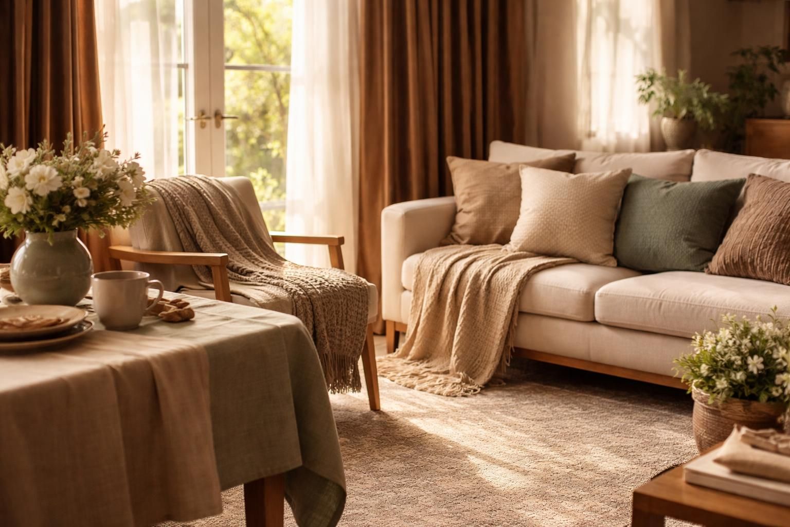 découvrez comment les textiles influencent l'ambiance d'une pièce, apportant chaleur, style et confort à votre intérieur.